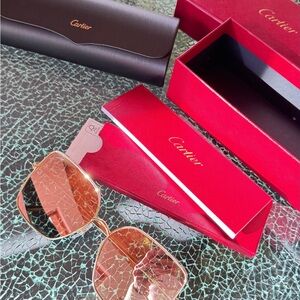 Cartier Gold-Toned Sunglasses